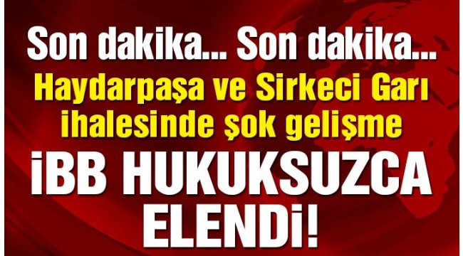 Akp iktidarında değişen birşey yok ! ibb ihaleden elendi