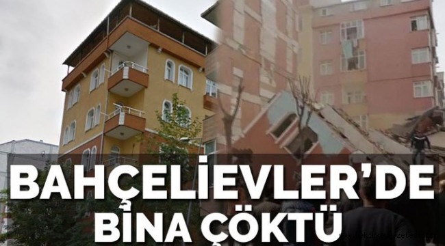Son dakika: İstanbul'da bir bina çöktü