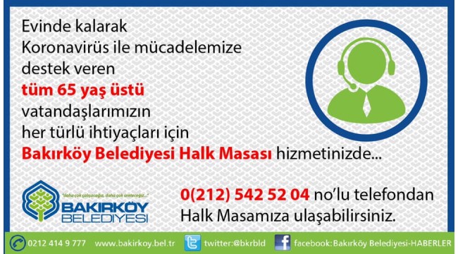 Bakırköy belediyesi halk masası hizmette.!