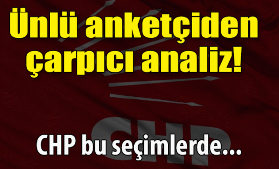1 Kasım seçimleri için çarpıcı CHP analizi!