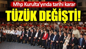 MHP'nin Tüzüğü Değişti