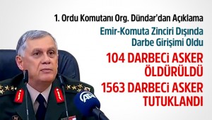 Genelkurmay Başkanı Vekili Dündar'dan İlk Açıklama