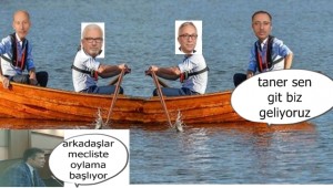 Av.Taner Kazanoğlu ilkeli davrandı,arkadaşları tuvalete saklandı.