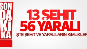 Kayseri'de şehit olan askerlerin kimlikleri