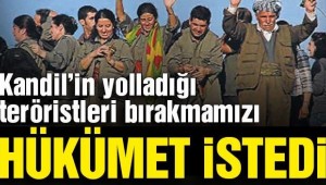 Kandil’in yolladığı teröristleri bırakmamızı hükümet istedi
