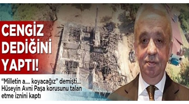 Cengiz dediğini yaptı, izni kaptı