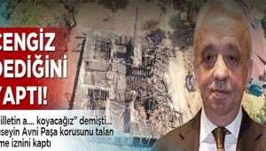 Cengiz dediğini yaptı, izni kaptı