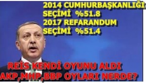 ANAYASA REFARANDUMDA REİS KENDİ OYUNU ALDI