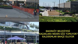 BAKIRKÖY 'DE KALDIRIMLAR BAHÇE OLUYOR!!!