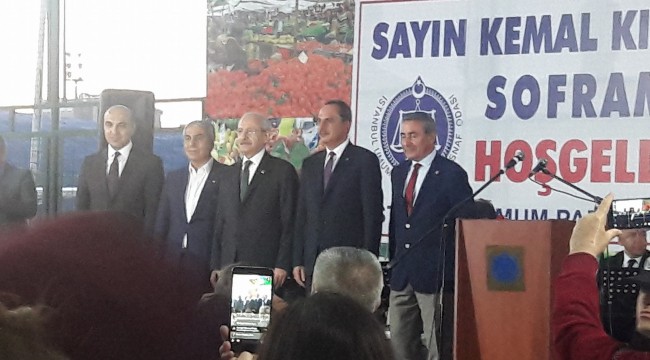 Bakırköy'de Kılıçdaroğlu'ndan Pazar Esnafına Ziyaret