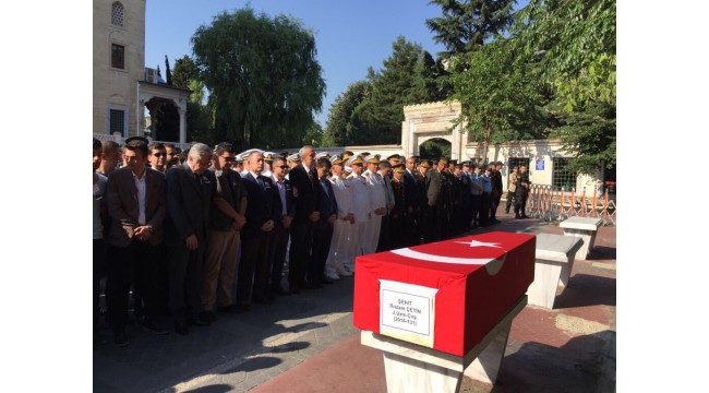 Şehit Çetin, Son Yolculuğuna , Ataköy Camiinden Uğurlandı