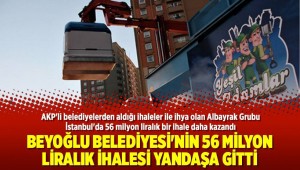 AK Parti'li Beyoğlu Belediyesi'nde,56 milyon liralık ihale yandaşa gitti