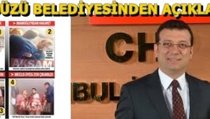 BAŞKAN EKREM İMAMOĞLU'NA ,ALGI OPERASYONU MU?