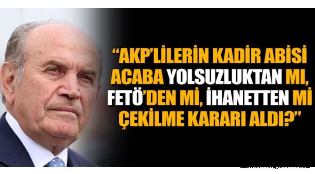 "Sen de pek karakterli çıktın be Kadir Abi"