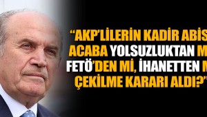 "Sen de pek karakterli çıktın be Kadir Abi"