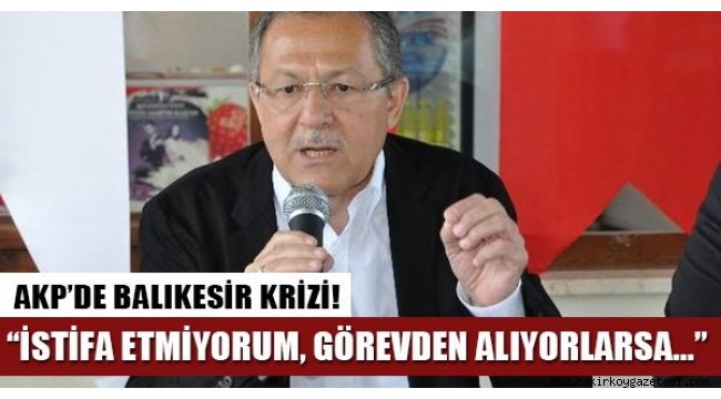 AKP'de istifa krizi