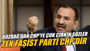 AKP'li Bekir Bozdağ: Türkiye'deki tek faşist parti CHP'dir