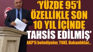CHP'li Tekin, İstanbul'da AKP'nin 'parsel parsel' FETÖ'ye peşkeş çektiği yerleri açıkladı