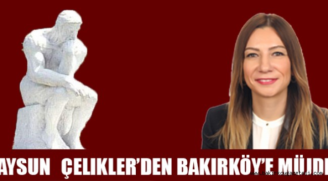 AK Parti ilçe başkanı Aysun Çelikler'den gazetemize önemli açıklama