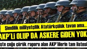 AKP'LİLER BEDELLİ VE ÇÜRÜĞÜ ÇOK SEVMİŞ!