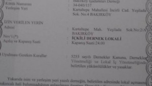 BAKIRKÖY İŞADAMLARI DERNEĞİ, SAHTE İÇKİ RUHSATI MI KULLANIYOR?
