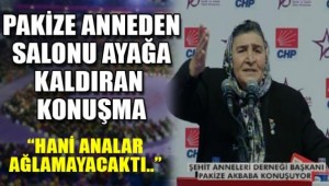 Pakize anneden salonu ayağa kaldıran konuşma