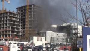 Bakırköy'de korkutan yangın