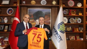 GALATASARAY BAŞKANINDAN,BAŞKAN DR. KERİMOĞLU'NA ZİYARET