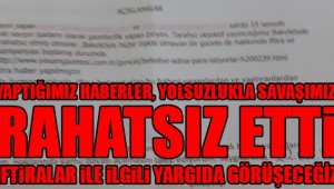 İFTİRALARLA YARGIDA HESAPLAŞACAĞIZ