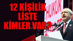 Kılıçdaroğlu'nun ilk listesi belli oldu