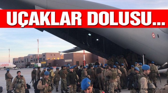 Uçak dolusu...