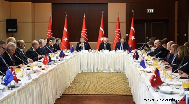 CHP Lideri Kılıçdaroğlu, AB ülkelerinin büyükelçileriyle buluştu
