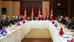 CHP Lideri Kılıçdaroğlu, AB ülkelerinin büyükelçileriyle buluştu