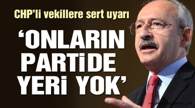 CHP liderinden Tüzük Kurultayı'nda sert mesajlar