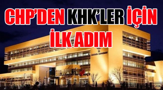 CHP, madde madde AYM'ye başvuracak