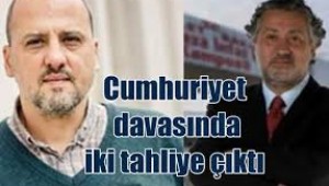  Cumhuriyet Gazetesi davasında Murat Sabuncu ve Ahmet Şık'a tahliye