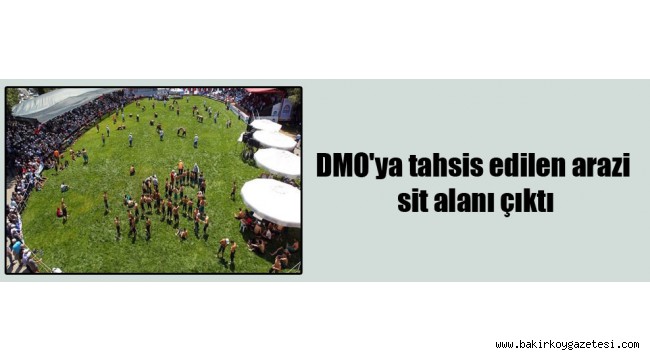 DMO'ya tahsis edilen arazi sit alanı çıktı