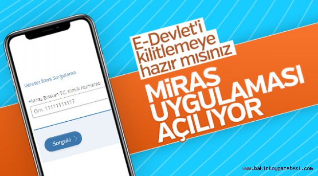 E-Devlet miras sorgulama geliyor