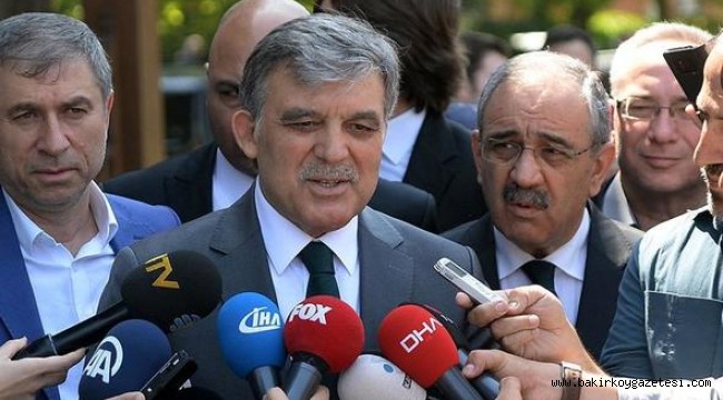 Abdullah Gül günlerdir beklenen açıklamayı yaptı