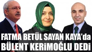 Aile ve Sosyal Politikalar Bakanı'da "KERİMOĞLU" dedi