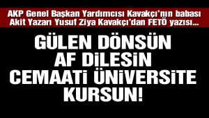 AKP 'li Akit yazarından ilginç 'FETÖ' yazısı!