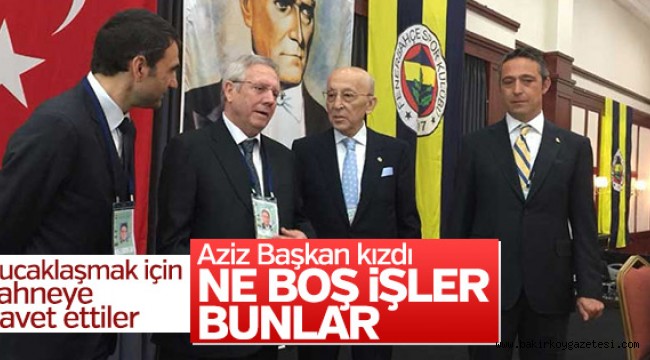 Ali Koç'la tokalaştırılan Aziz Yıldırım'ın tepkisi