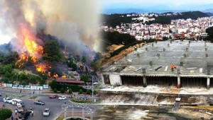 Bakan Eroğlu söz vermişti! Orman yandı inşaat diktiler