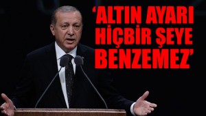 Cumhurbaşkanı Erdoğan'dan IMF'ye altın önerisi