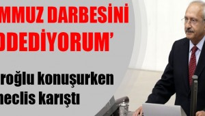 Kemal Kılıçdaroğlu konuşurken meclis karıştı