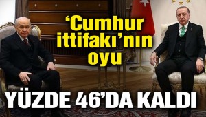 Son ankette 'Cumhur İttifakı'nın oy oranı belli oldu!