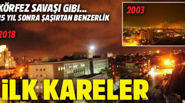 Son dakika... ABD, Suriye'yi vurmaya başladı!
