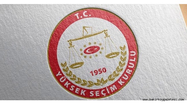 YSK vekil sayısında kriterleri açıkladı