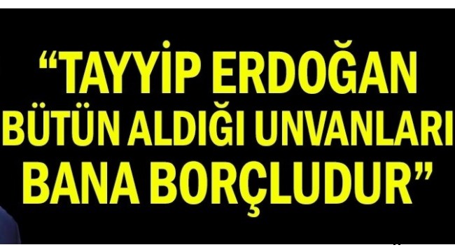 Abdullatif Şener'den Şok Açıklamalar... Erdoğan bakalım buna ne diyecek?
