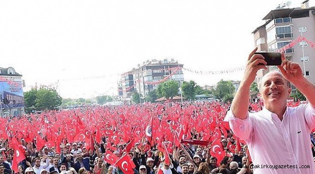 CUMHURBAŞKANI ADAYI MUHARREM İNCE , DENİZLİ'Yİ SALLADI